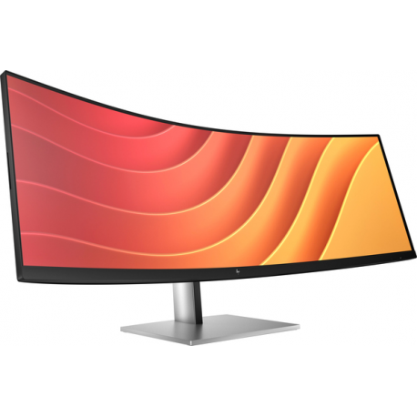 HP E45c G5 - E-Series - LED monitor - curved - 44.5" - 5120 x 1440 Dual Quad HD @ 165 Hz - VA - 400 cd / m² - 3000:1 - 3 ms - HDMI, DisplayPort, USB-C - speakers - black head, black and silver (stand) - 18