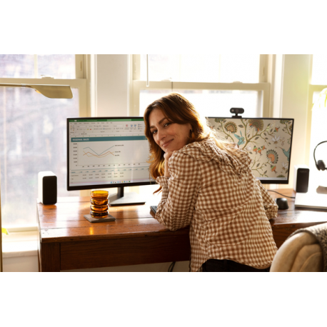 HP P24v G5 - P-Series - LED monitor - 23.8" - 1920 x 1080 Full HD (1080p) @ 75 Hz - VA - 250 cd / m² - 3000:1 - 5 ms - HDMI, VGA - black stand, black head - 11