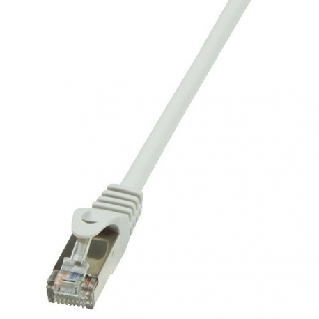 LogiLink - Patch cable - RJ-45 (M) to RJ-45 (M) - 3 m - SF / UTP - CAT 5e - grey - 0