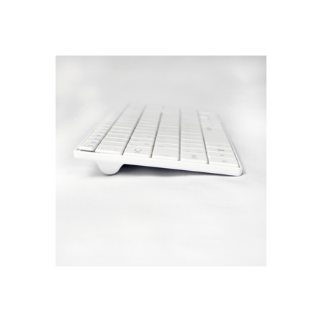 LogiLink Combo Set with Autolink - Keyboard and mouse set - wireless - 2.4 GHz - German - white - 3