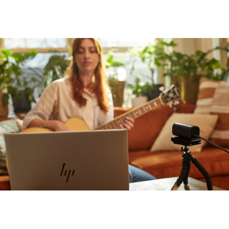 HP 965 Streaming - Webcam - colour - 8 MP - 3840 x 2160 - audio - USB 3.0 - 1