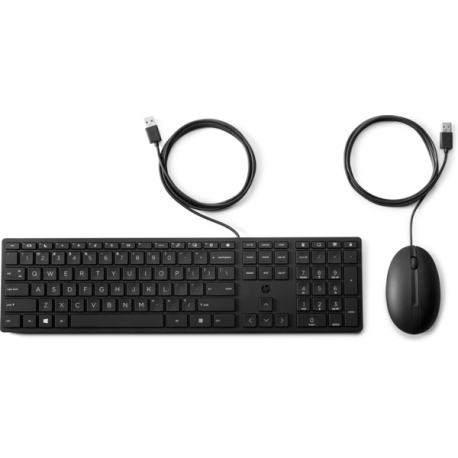 HP Desktop 320MK - Keyboard and mouse set - German - for HP 34; Elite Mobile Thin Client mt645 G7; EliteBook 830 G6 - 0