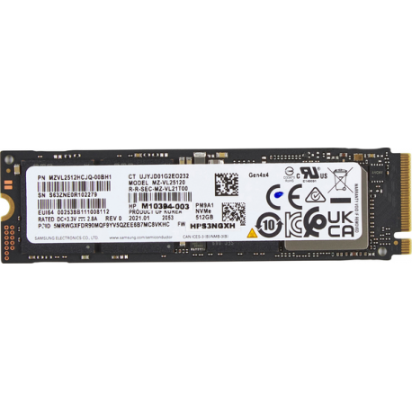 HP - SSD - 512 GB - internal - M.2 2280 - PCIe 4.0 x4 (NVMe) - 0