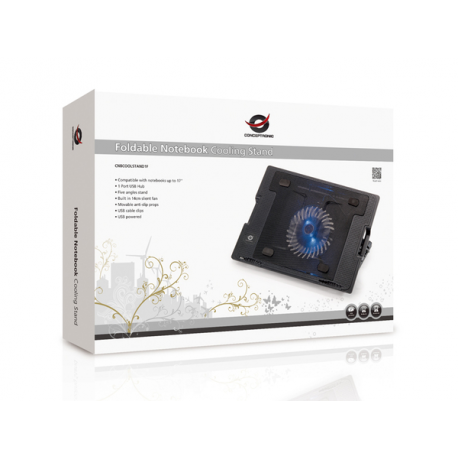 Conceptronic CNBCOOLSTAND1F - Notebook stand - with cooling fan - 1
