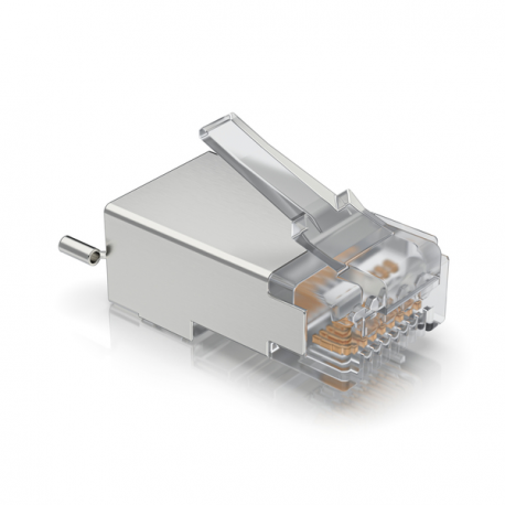 Ubiquiti UISP - Network connector - RJ-45 (M) - shielded - surge protector (pack of 100) - 0