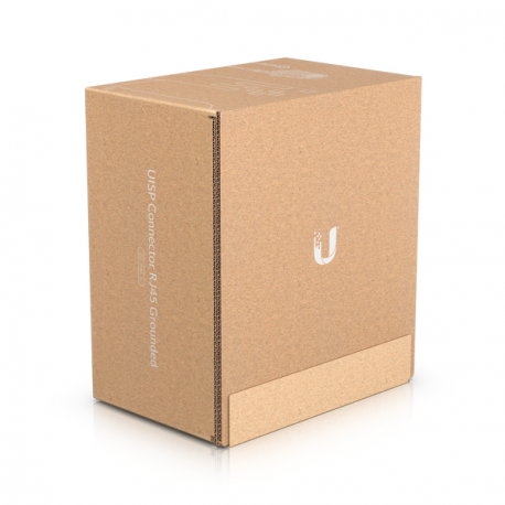 Ubiquiti UISP - Network connector - RJ-45 (M) - shielded - surge protector (pack of 100) - 3