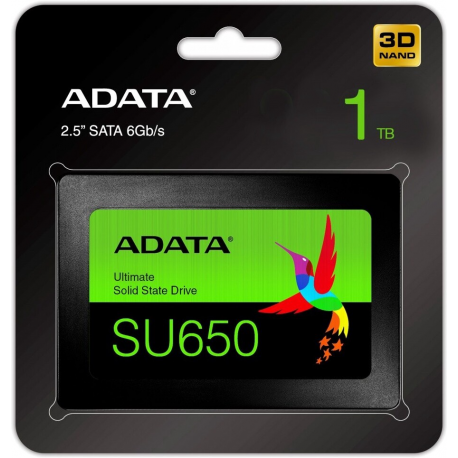 ADATA Ultimate SU650 - SSD - 1 TB - internal - 2.5" - SATA 6Gb / s - 4