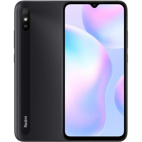 Xiaomi Redmi 9A - 4G smartphone - dual-SIM - RAM 2 GB / Internal Memory 32 GB - microSD slot - 6.53" - 1600 x 720 pixels - rear camera 13 MP - front camera 5 MP - granite grey - 22