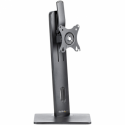 StarTech.com Free Standing Single Monitor Mount, Height Adjustable Monitor Stand, For VESA Mount Displays up to 32" (15lb / 7kg), Ergonomic Monitor Stand for Desk, Tilt / Swivel / Rotate, Black - Universal Monitor Stand - Stand - adjustable arm - for Monitor - aluminium - black - screen size: up to 32" - desktop stand
