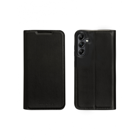 dbramante1928 Oslo - Flip cover for mobile phone - plastic, vegan leather - black - for Samsung Galaxy A14 - 3