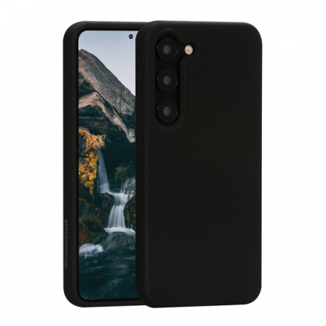 dbramante1928 Costa Rica - Back cover for mobile phone - 100% recycled plastic, silicone - night black - for Samsung Galaxy S23 - 1