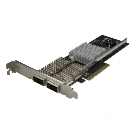 StarTech.com Dual Port 40G QSFP+ Network Card, Intel XL710 Open QSFP+ Converged Adapter, PCIe 40 Gigabit Ethernet Server NIC, 40GbE Fiber Optic LAN Card, Dell PowerEdge HPE ProLiant, 40Gb - Network Interface Card (PEX40GQSFDPI) - Network adapter - PCIe - 40 Gigabit QSFP+ x 2 - 0