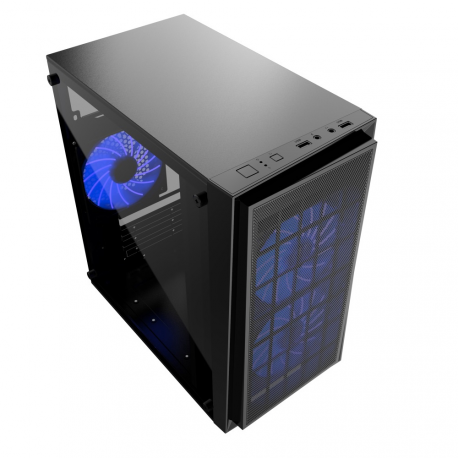 GEMBIRD CCC-FORNAX-950B Gaming design PC case 3 x 12 cm fans blue
