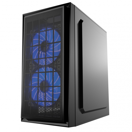 GEMBIRD CCC-FORNAX-950B Gaming design PC case 3 x 12 cm fans blue
