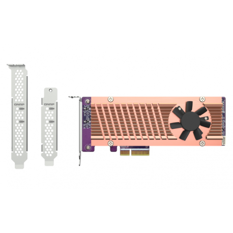 QNAP QM2-2P-344 - Storage controller - M.2 - PCIe - low profile - PCIe 3.0 x4 - 0
