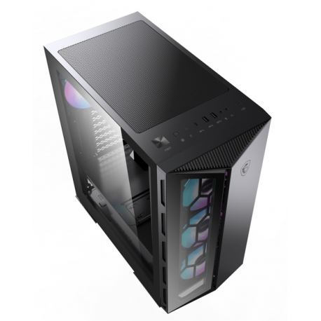 MSI MPG GUNGNIR 110R - Tower - ATX - windowed side panel (tempered glass) - no power supply (ATX) - USB/Audio - 7