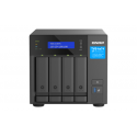 QNAP TVS-H474 - NAS server - 4 bays - SATA 6Gb/s - RAID 0, 1, 5, 6, 10, JBOD, RAID TP, TM - RAM 8 GB - Gigabit Ethernet / 2.5 Gigabit Ethernet - iSCSI support