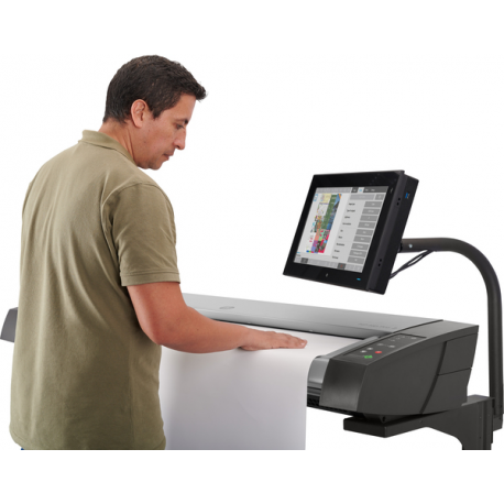 HP HD Pro 2 - Roll scanner - CCD - Roll (111.8 cm) - 1200 dpi x 1200 dpi - USB 3.0, Gigabit LAN - 6