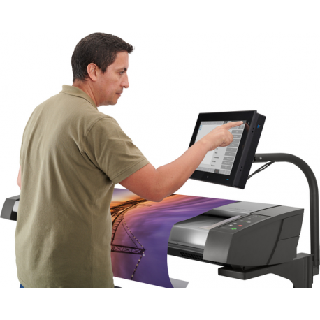 HP HD Pro 2 - Roll scanner - CCD - Roll (111.8 cm) - 1200 dpi x 1200 dpi - USB 3.0, Gigabit LAN - 8