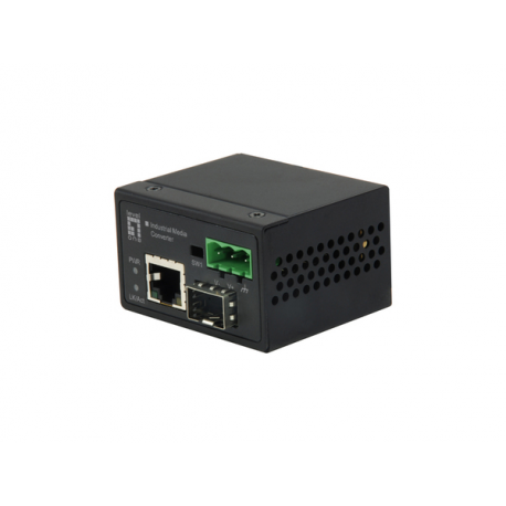 LevelOne IEC-4000 - Media converter - 100Mb LAN - 10Base-T, 100Base-TX, 100Base-X - RJ-45  /  SFP (mini-GBIC) - 0