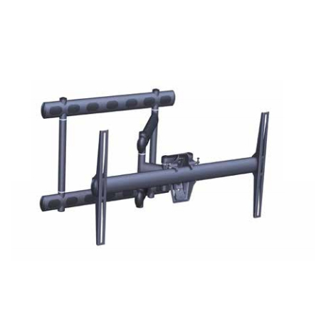 Vogel's PFW 6852 - Mounting kit (full articulation swingout mount) - for flat panel - black - screen size: 37"-68" - wall-mountable - 0