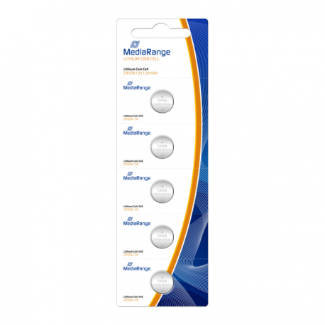 MediaRange - Battery 5 x CR1216 - Li - 25 mAh - 0