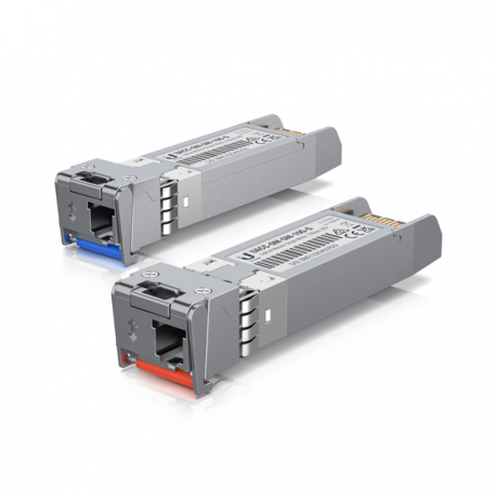 Ubiquiti - SFP (mini-GBIC) transceiver module - 10 GigE - 10GBASE-BiDi - LC single-mode - up to 10 km - 1270 nm / 1330 nm (pack of 2) - 0