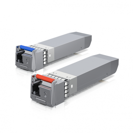 Ubiquiti - SFP (mini-GBIC) transceiver module - 10 GigE - 10GBASE-BiDi - LC single-mode - up to 10 km - 1270 nm / 1330 nm (pack of 2) - 3