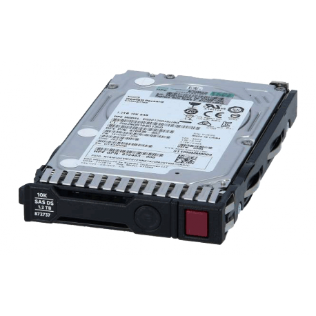 HPE Enterprise - Hard drive - 1.2 TB - 2.5" SFF - SAS 12Gb / s - 10000 rpm - with HP SmartDrive carrier - 1