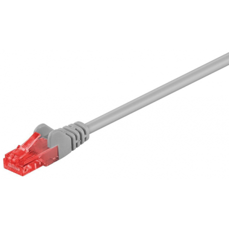 MicroConnect - Network cable - RJ-45 (M) to RJ-45 (M) - 60 m - 6 mm - UTP - CAT 6 - halogen-free, round, snagless, stranded - grey - 0