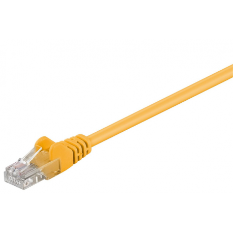MicroConnect - Network cable - RJ-45 (M) to RJ-45 (M) - 3 m - UTP - CAT 5e - yellow - 0