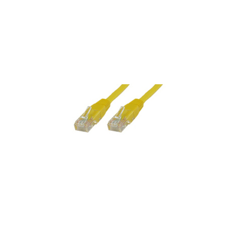 MicroConnect - Network cable - RJ-45 (M) to RJ-45 (M) - 3 m - UTP - CAT 5e - yellow - 1