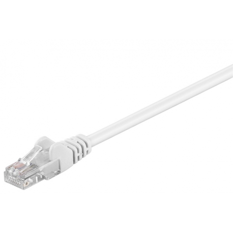 MicroConnect - Network cable - RJ-45 (M) to RJ-45 (M) - 5 m - UTP - CAT 5e - white - 0