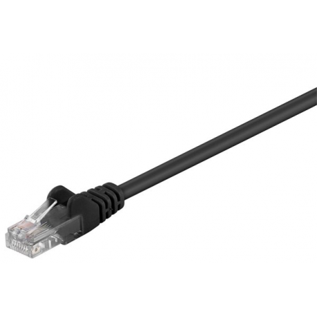 MicroConnect - Network cable - RJ-45 (M) to RJ-45 (M) - 10 m - UTP - CAT 5e - black - 0