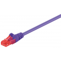 U/UTP CAT6 0.5M Purple LSZH
