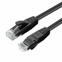 U/UTP CAT6 0.5M Black LSZH