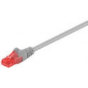 MicroConnect - Network cable - RJ-45 (M) to RJ-45 (M) - 25 cm - 6 mm - UTP - CAT 6 - round, snagless, stranded - grey