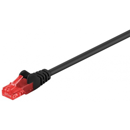 MicroConnect - Network cable - RJ-45 (M) to RJ-45 (M) - 1 m - UTP - CAT 6 - black - 0