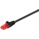 MicroConnect - Network cable - RJ-45 (M) to RJ-45 (M) - 1 m - UTP - CAT 6 - black