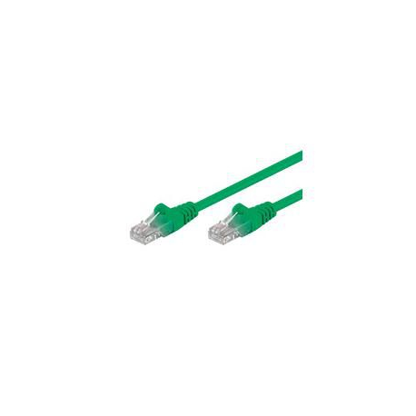 MicroConnect - Network cable - RJ-45 (M) to RJ-45 (M) - 1 m - UTP - CAT 5e - green - 0