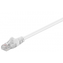 MicroConnect - Network cable - RJ-45 (M) to RJ-45 (M) - 1 m - UTP - CAT 5e - white