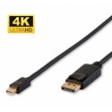 MicroConnect - DisplayPort cable - Mini DisplayPort (M) to DisplayPort (M) - 50 cm - 4K support - black
