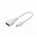 MicroConnect - DisplayPort adapter - DisplayPort (F) to Mini DisplayPort (M) - 15 cm - white