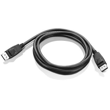 Lenovo - DisplayPort cable - DisplayPort (M) to DisplayPort (M) - 1.8 m - FRU - for ThinkCentre M70q Gen 2; M75s Gen 2; M80t Gen 3; M90q Gen 3; V50t Gen 2-13 - 0