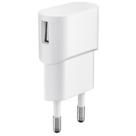 MicroConnect - Power adapter - 5 Watt - 1 A (USB) - white - 0