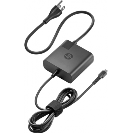 HP - Power adapter - AC - 65 Watt - United States - for EliteBook 830 G6; ZBook 14u G6, 15u G6; ZBook Firefly 14 G7, 14 G8, 14 G9, 15 G7, 16 G9 - 1