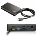 Lenovo ThinkPad OneLink+ Dock - Port replicator - VGA, 2 x DP