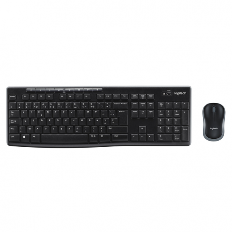Logitech MK270 Wireless Combo - Keyboard and mouse set - wireless - 2.4 GHz - Belgium - 0