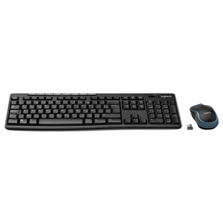 Logitech MK270 Wireless Combo - Keyboard and mouse set - wireless - 2.4 GHz - Belgium - 3