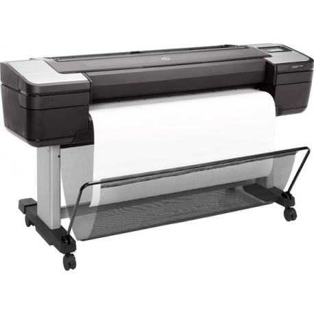 HP DesignJet T1700dr PostScript - 44" large-format printer - colour - ink-jet - 1118 x 1676 mm - 2400 x 1200 dpi - up to 0.55 min / page - capacity: 2 rolls - Gigabit LAN, USB host - cutter - 28